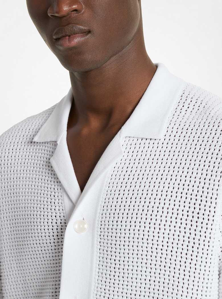 Michaelkors Open-Knit Cotton Branco | SN-MK28057