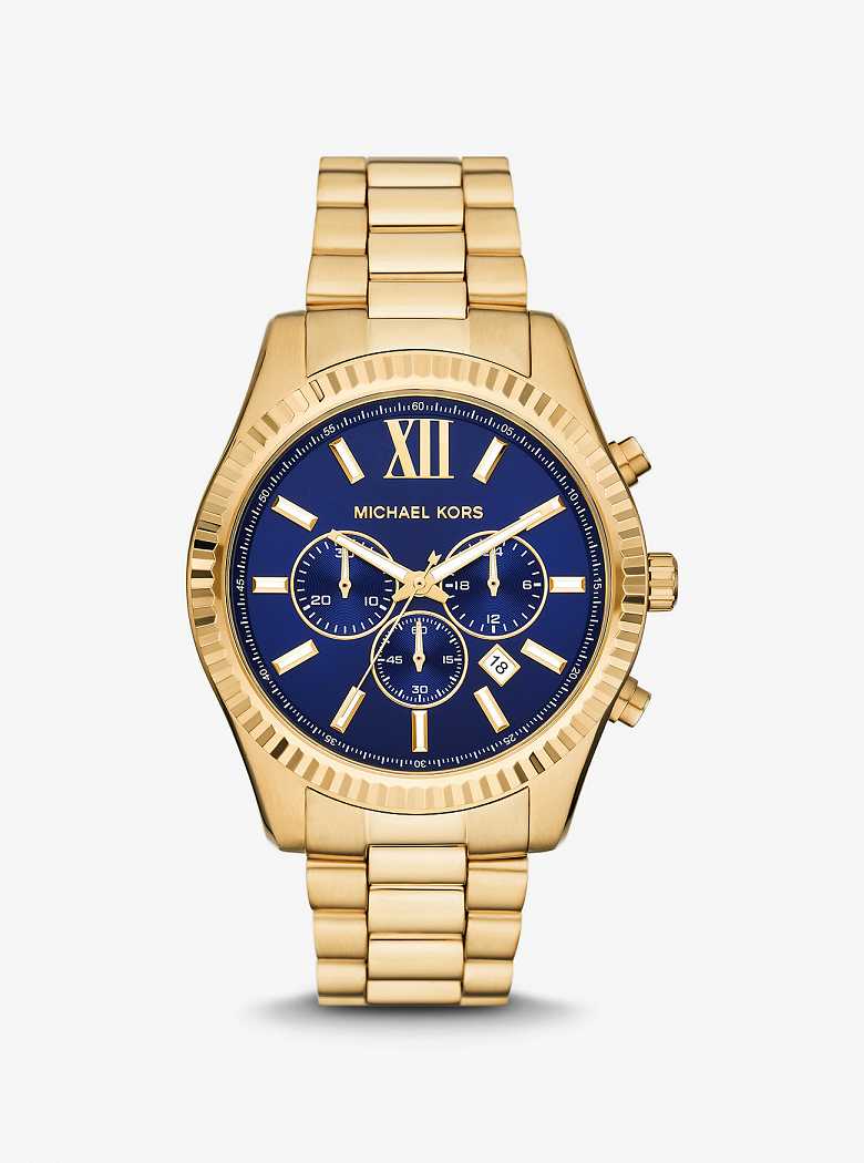 Michaelkors Oversized Lexington Gold-Tone Douradas | SN-MK28283
