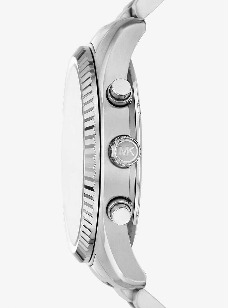 Michaelkors Oversized Lexington Silver-Tone Prateadas | SN-MK28256