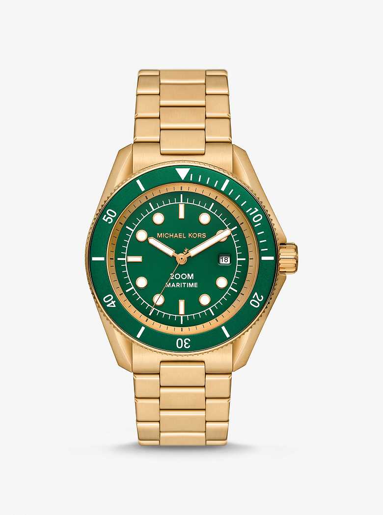 Michaelkors Oversized Maritime Gold-Tone Douradas | SN-MK28282