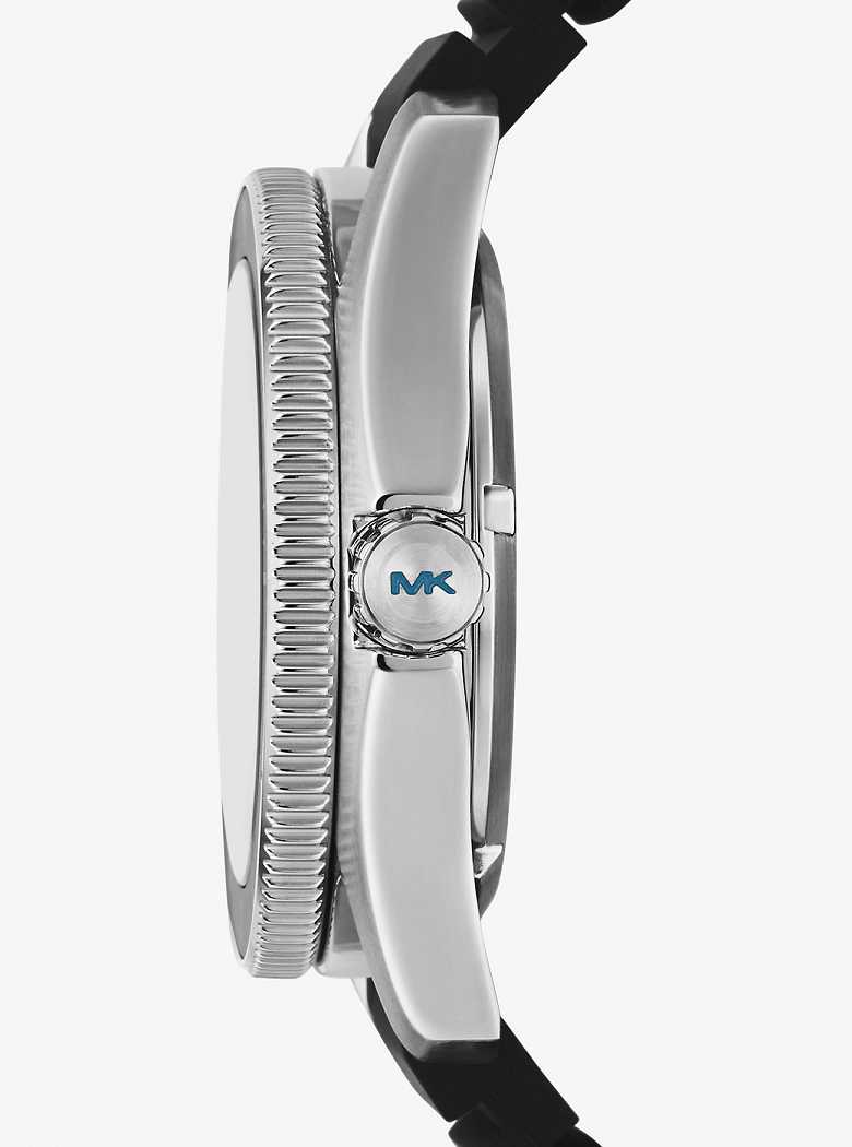 Michaelkors Oversized Maritime Silicone Pretas | SN-MK28255