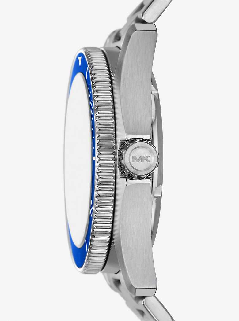 Michaelkors Oversized Maritime Silver-Tone Prateadas | SN-MK28281