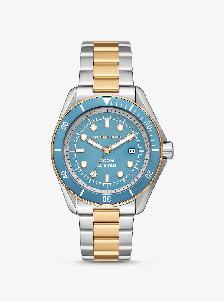 Michaelkors Oversized Maritime Two-Tone Douradas | SN-MK28261