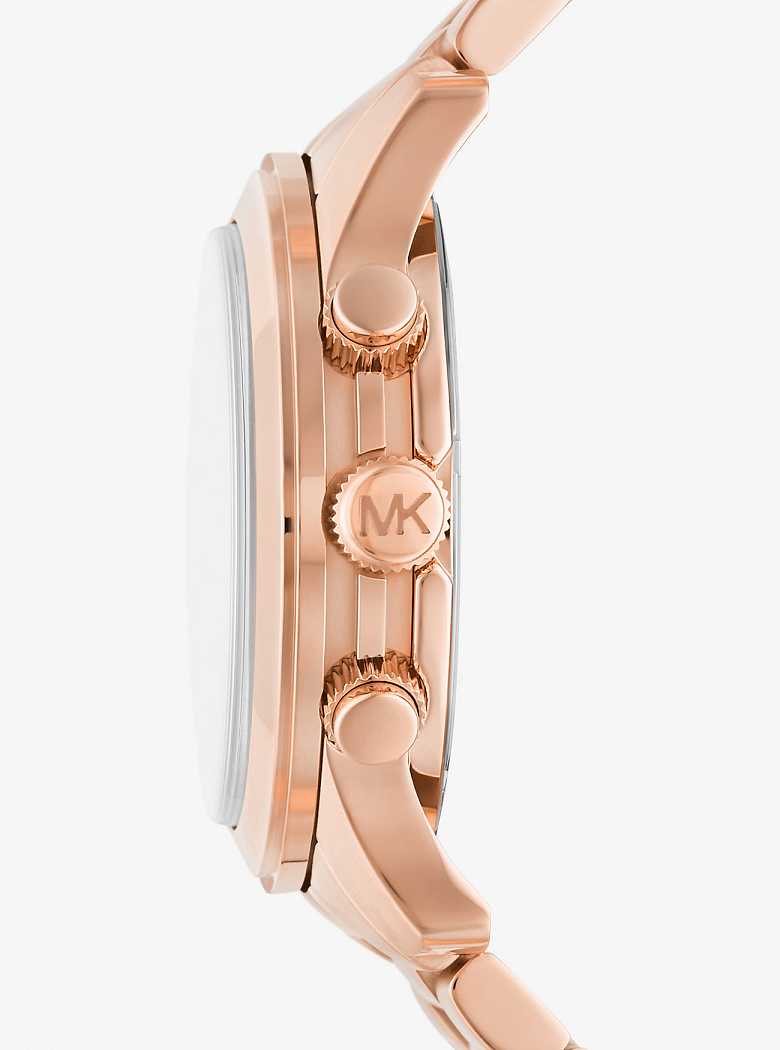 Michaelkors Oversized Runway Rose Gold-Tone Rosa Douradas | SN-MK28279