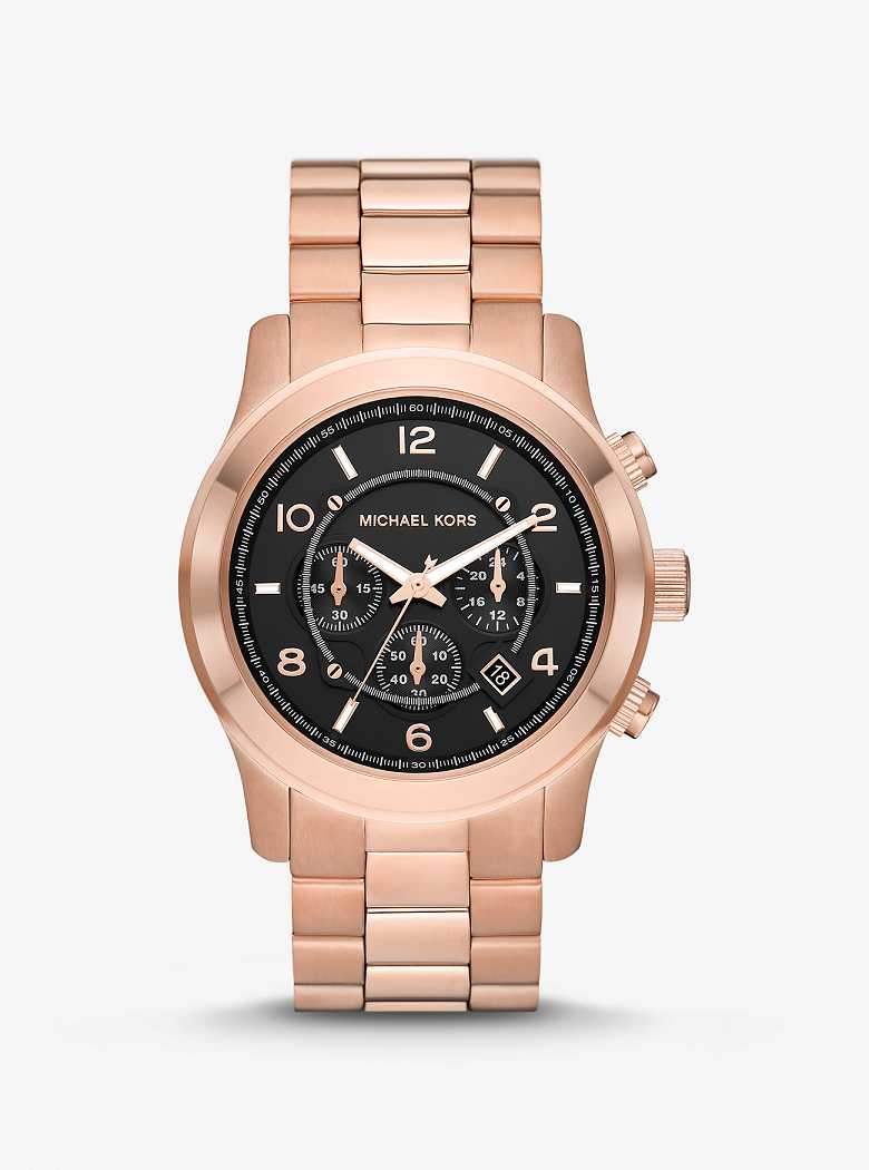 Michaelkors Oversized Runway Rose Gold-Tone Rosa Douradas | SN-MK28279