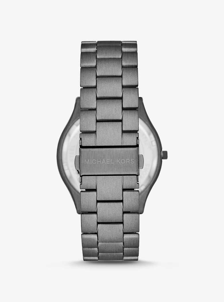 Michaelkors Oversized Slim Runway Gunmetal Cinzentas | SN-MK28268