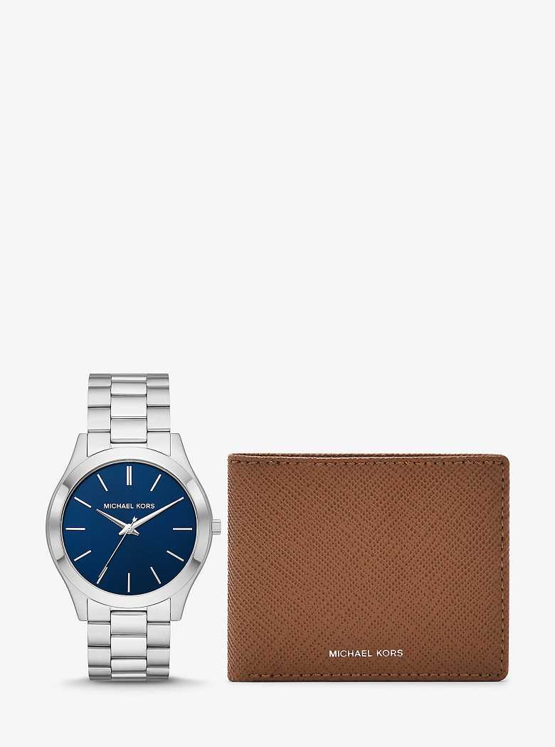 Michaelkors Oversized Slim Runway Silver-Tone Douradas | SN-MK28269