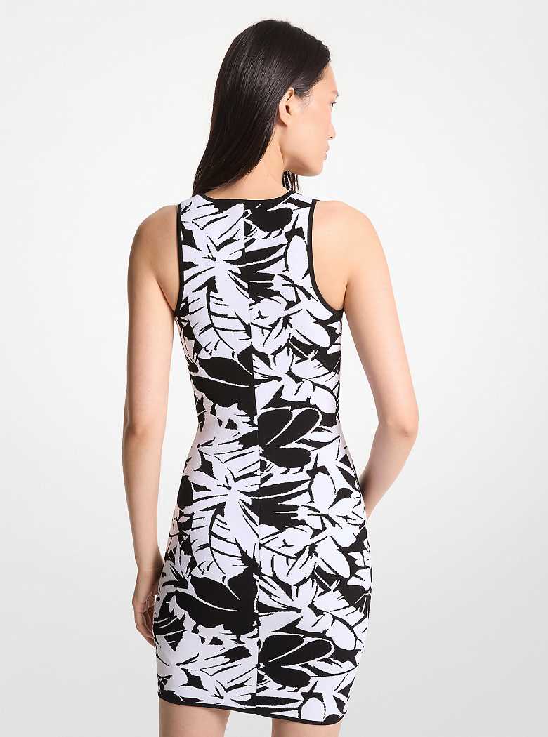Michaelkors Palm Jacquard Tank Pretas Branco | SN-MK26770