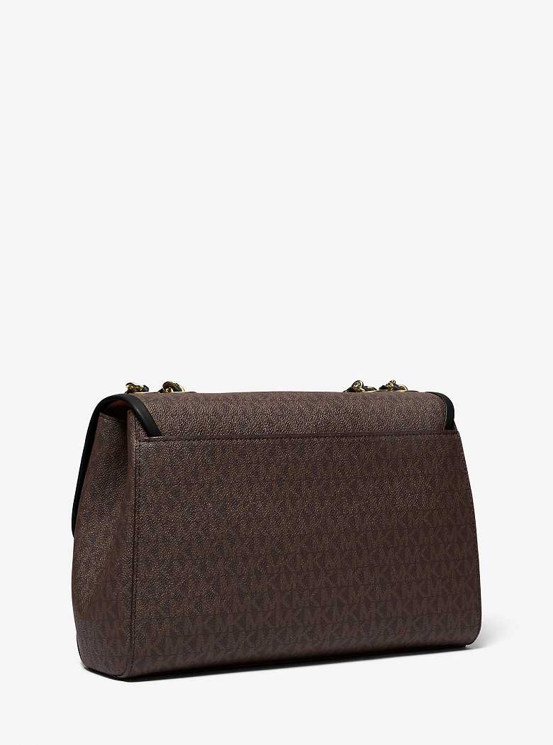 Michaelkors Parker Extra-Large Logo Marrom | SN-MK26953