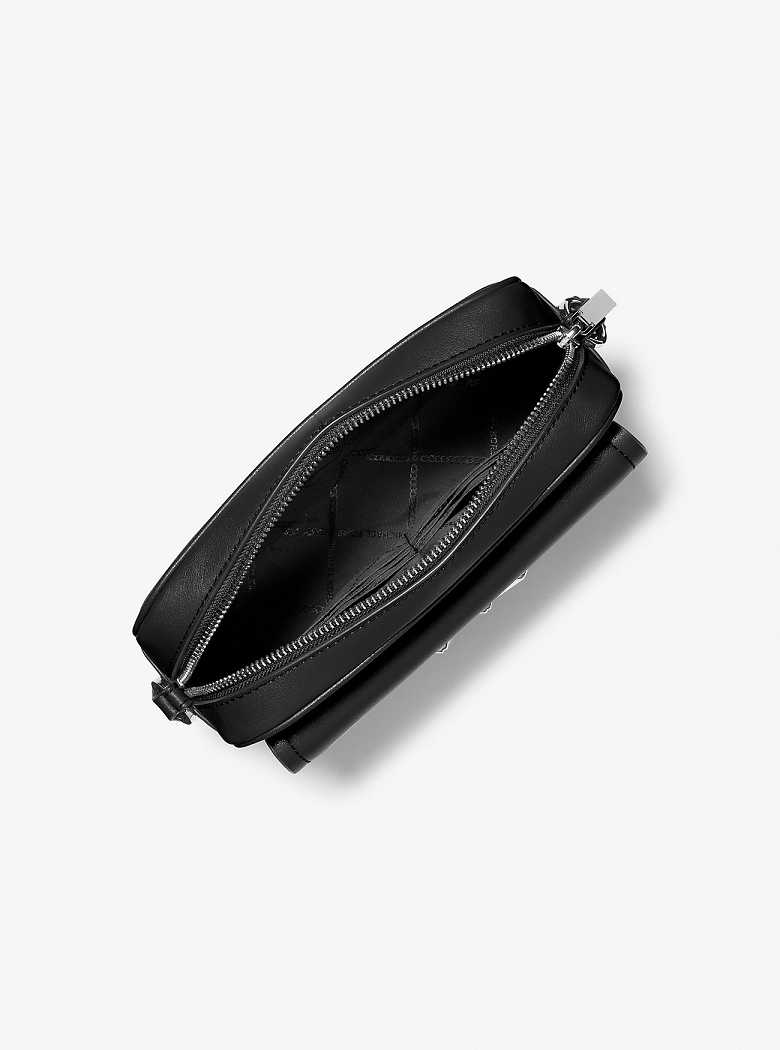 Michaelkors Parker Medium Leather Pretas | SN-MK27270