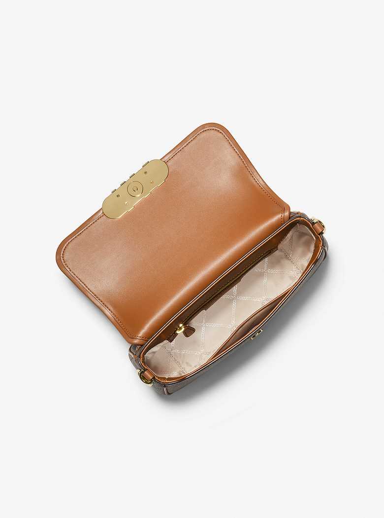 Michaelkors Parker Medium Logo Marrom | SN-MK26947