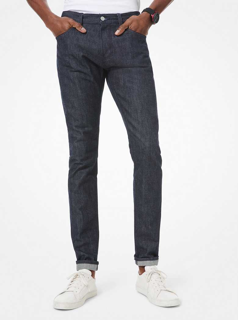 Michaelkors Parker Skinny-Fit Stretch-Cotton Pretas | SN-MK28029