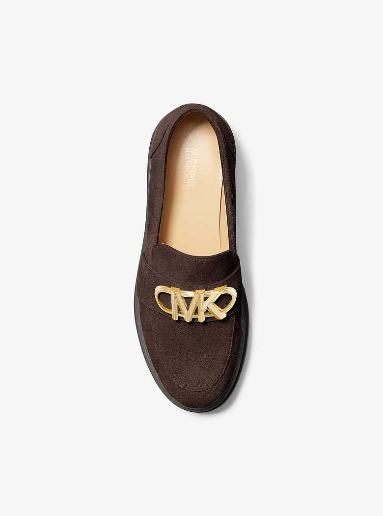 Michaelkors Parker Suede Chocolate | SN-MK27697