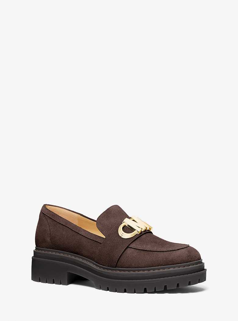 Michaelkors Parker Suede Chocolate | SN-MK27697