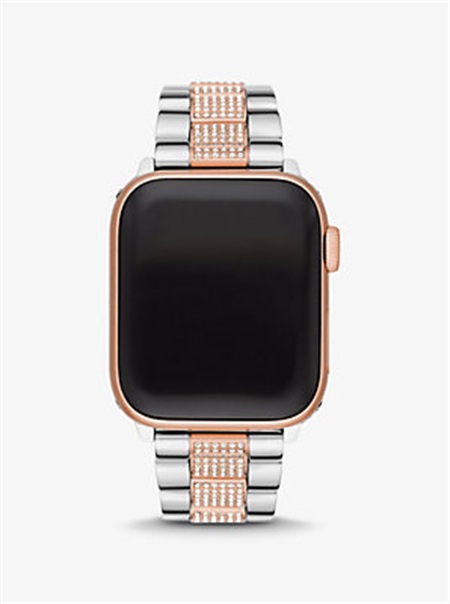 Michaelkors Pavé Two-Tone Strap For Apple Watch® Two Tone | SN-MK28387