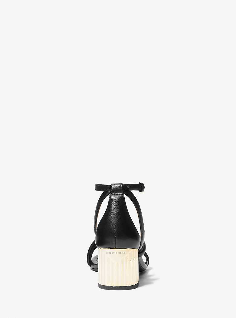 Michaelkors Porter Leather Mid Pretas | SN-MK27605