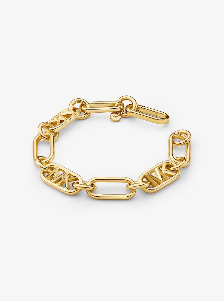 Michaelkors Precious Metal-Plated Brass Chain Link Douradas | SN-MK27716