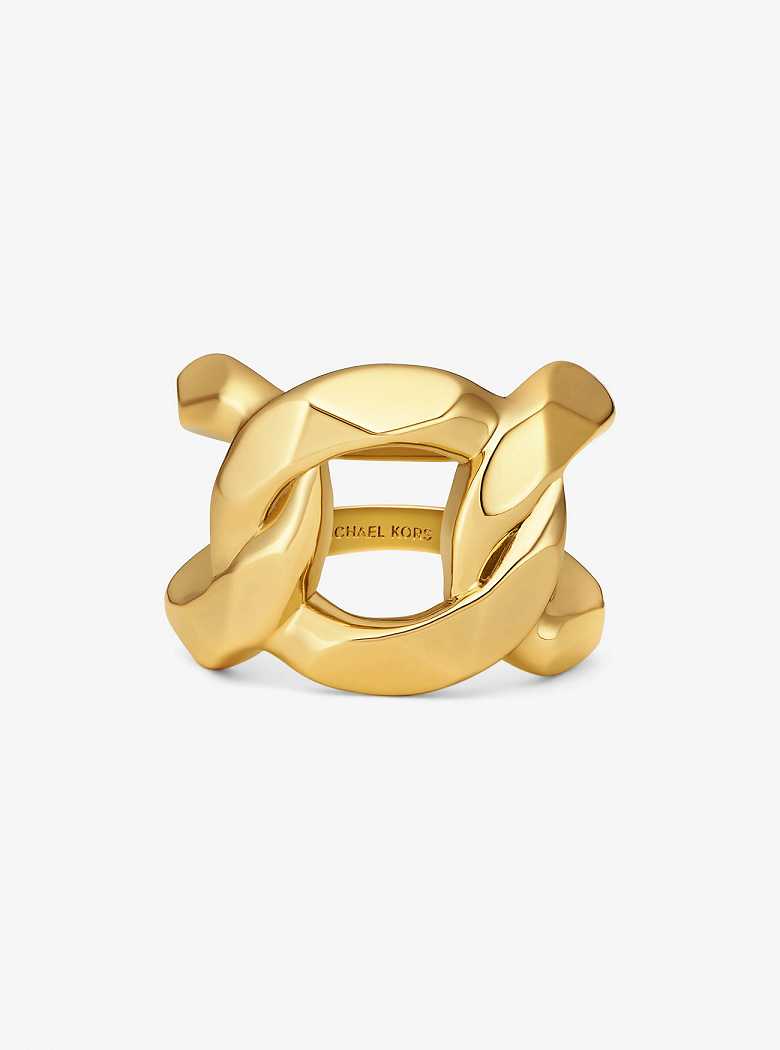 Michaelkors Precious Metal-Plated Brass Curb-Link Douradas | SN-MK27841