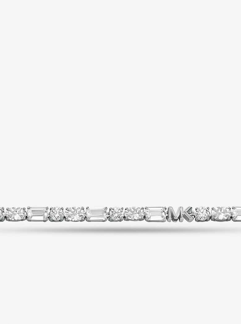 Michaelkors Precious Metal-Plated Sterling Silver Cubic Zirconia Tennis Prateadas | SN-MK27746