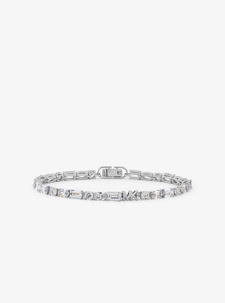 Michaelkors Precious Metal-Plated Sterling Silver Cubic Zirconia Tennis Prateadas | SN-MK27746