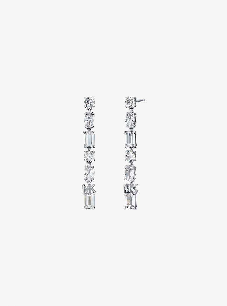 Michaelkors Precious Metal-Plated Sterling Silver Drop Prateadas | SN-MK27773
