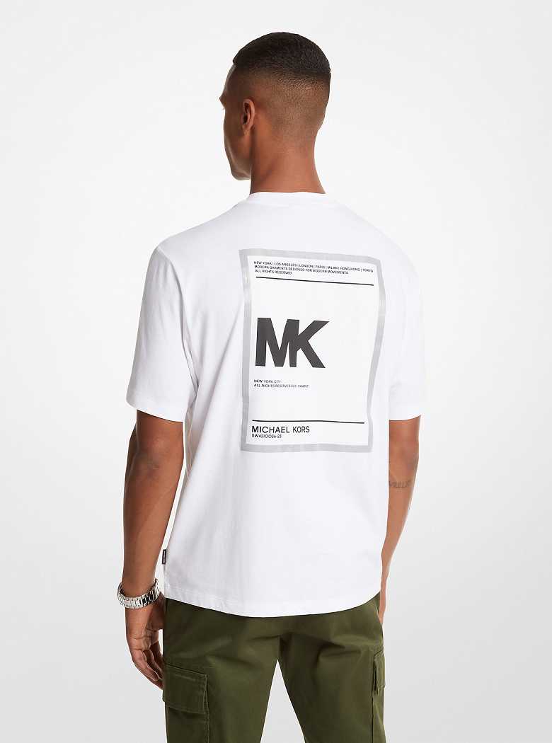 Michaelkors Printed Cotton Branco | SN-MK27937