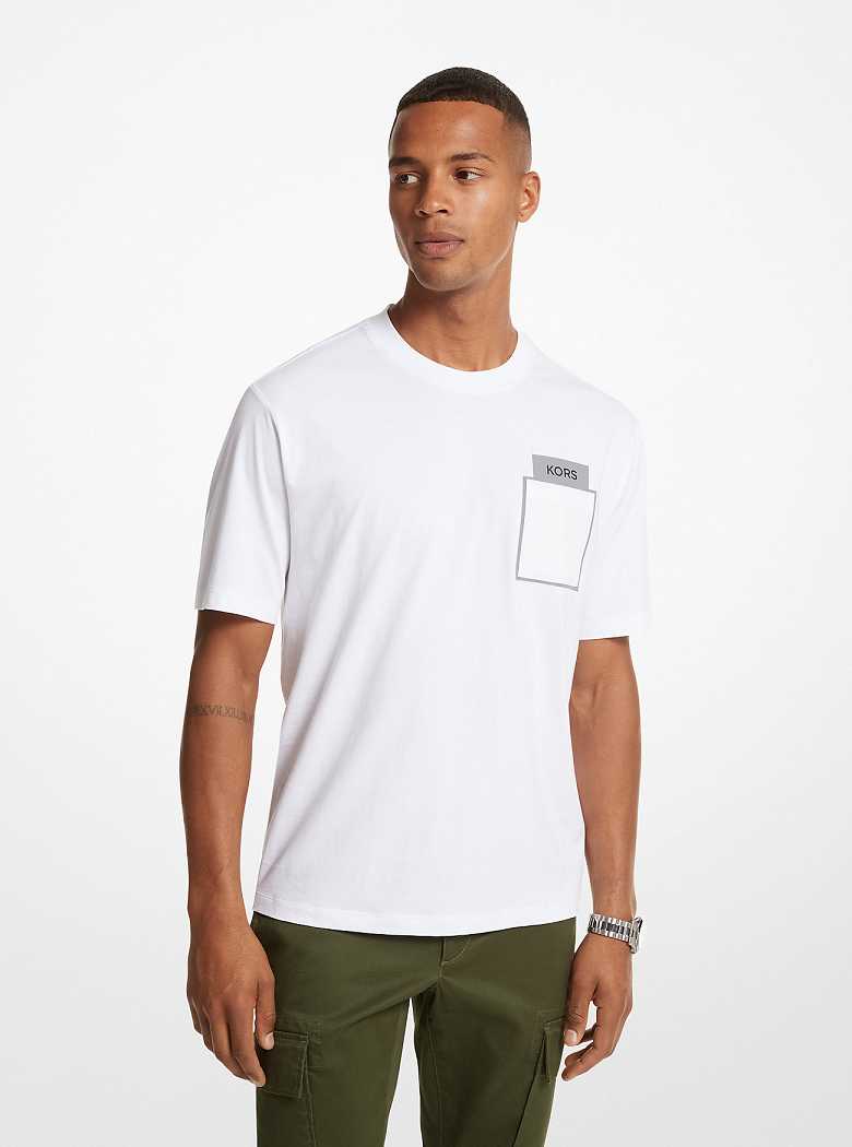 Michaelkors Printed Cotton Branco | SN-MK27937