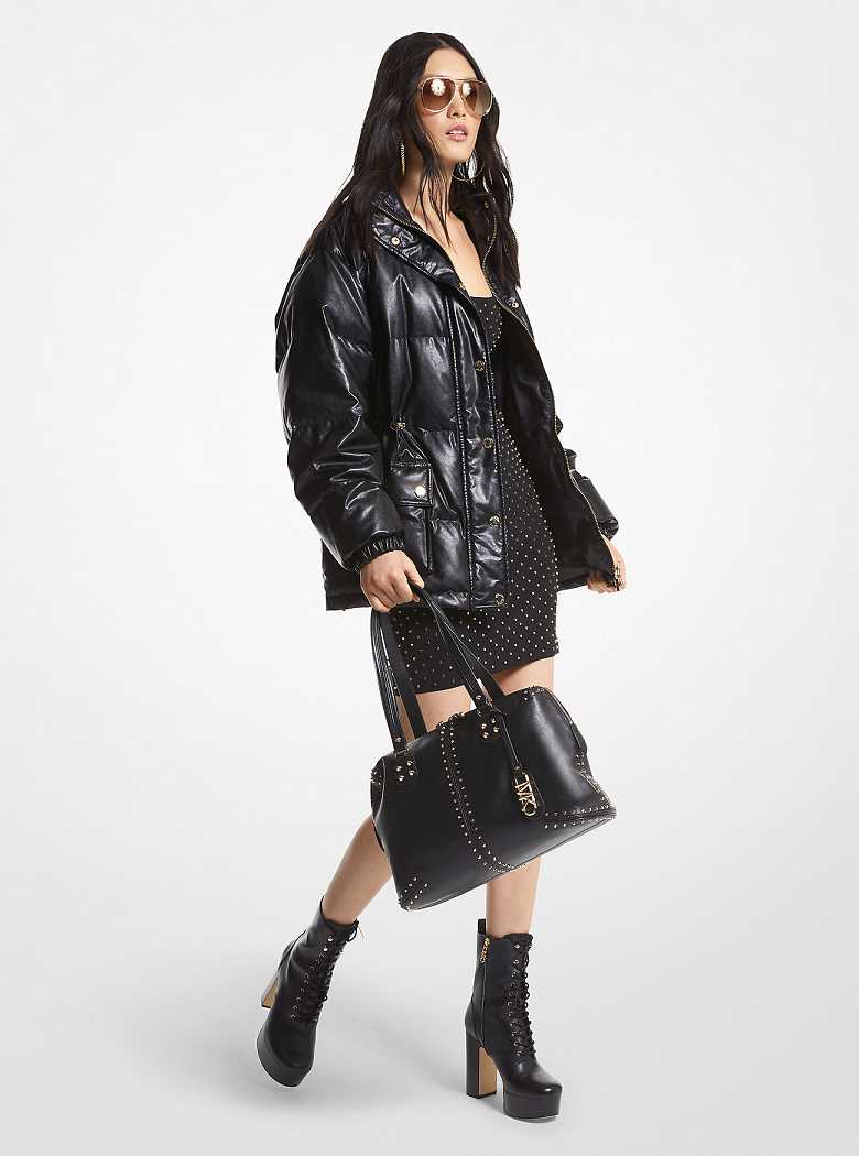 Michaelkors Quilted Coated Pretas | SN-MK26639