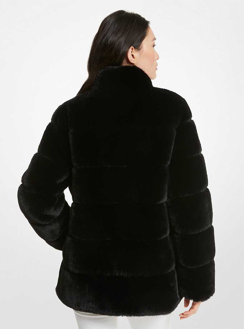 Michaelkors Quilted Faux Fur Pretas | SN-MK26635