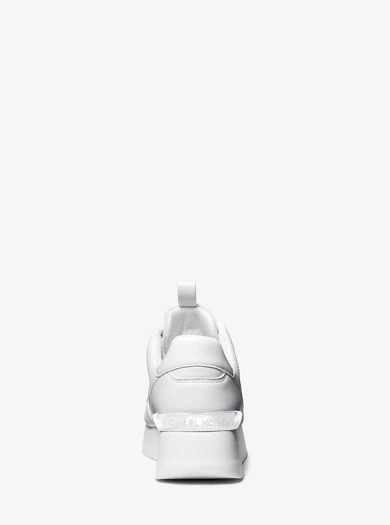Michaelkors Raina Canvas Platform Branco | SN-MK27444