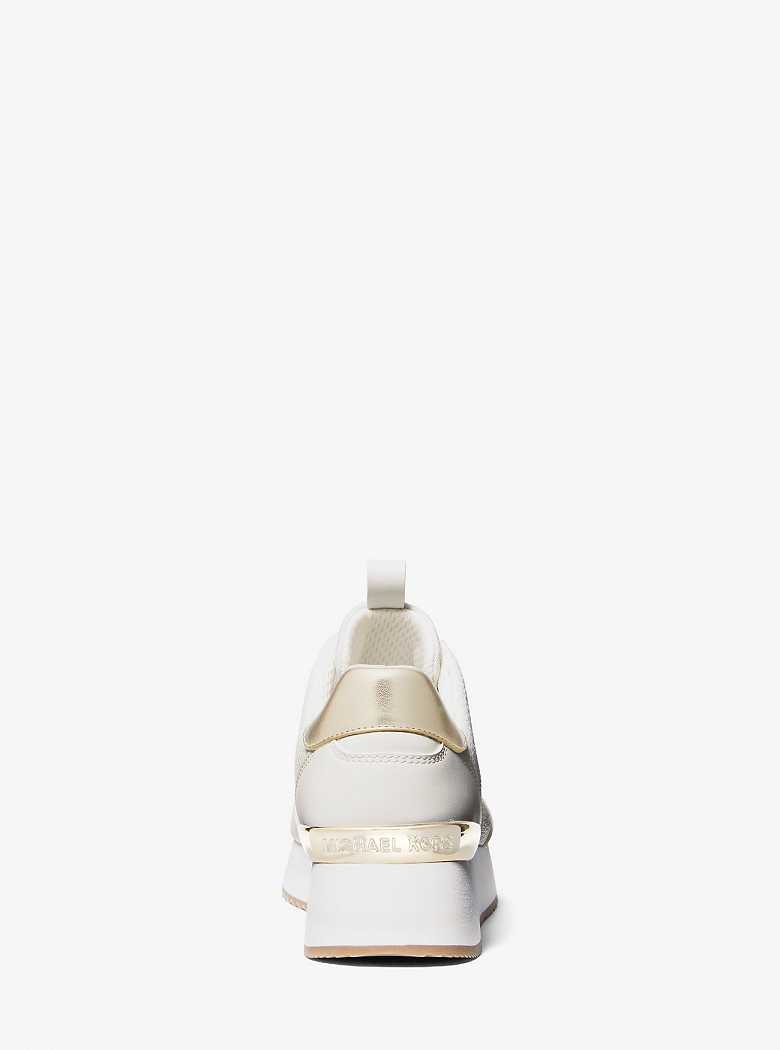 Michaelkors Raina Signature Logo Platform Luz Amarelas | SN-MK27463