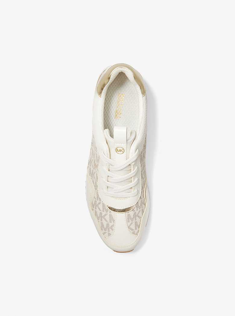 Michaelkors Raina Signature Logo Platform Luz Amarelas | SN-MK27463