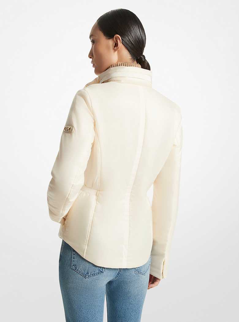 Michaelkors Recycled Satin Ciré Bege | SN-MK26592