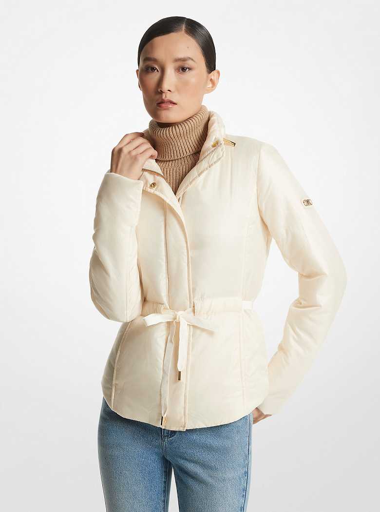 Michaelkors Recycled Satin Ciré Bege | SN-MK26592