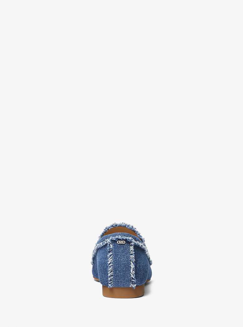 Michaelkors Regan Flex Frayed Denim Azuis | SN-MK27680