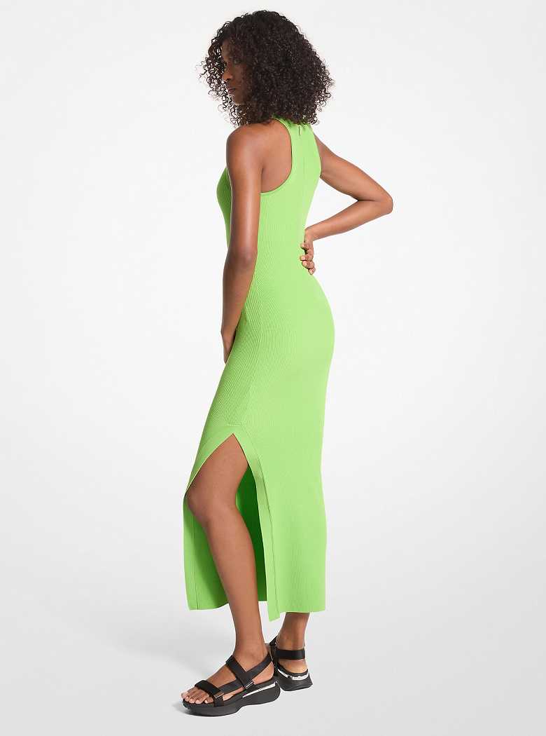 Michaelkors Ribbed Stretch Knit Tank Verdes | SN-MK26660
