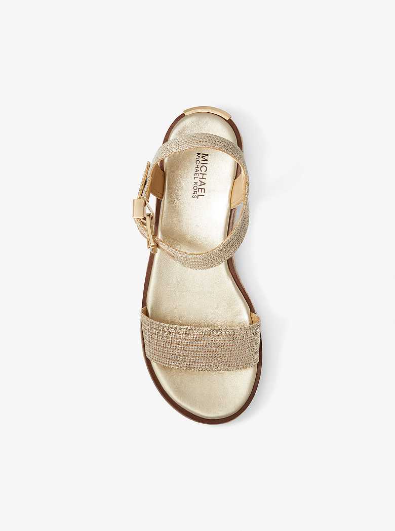 Michaelkors Richie Glitter Chain-Mesh Douradas | SN-MK27576