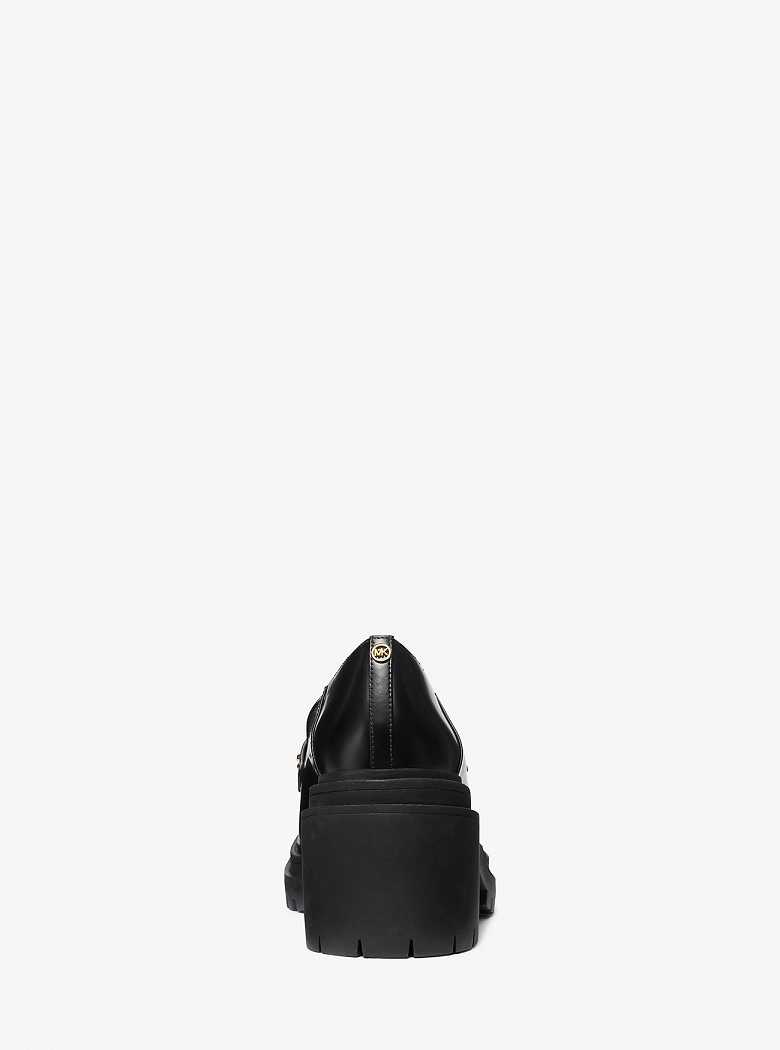 Michaelkors Rocco Astor Studded Leather Pretas | SN-MK27653