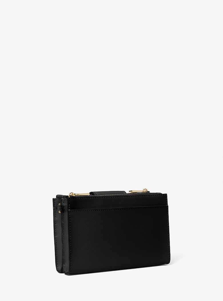 Michaelkors Ruby Small Saffiano Leather Pretas | SN-MK27189