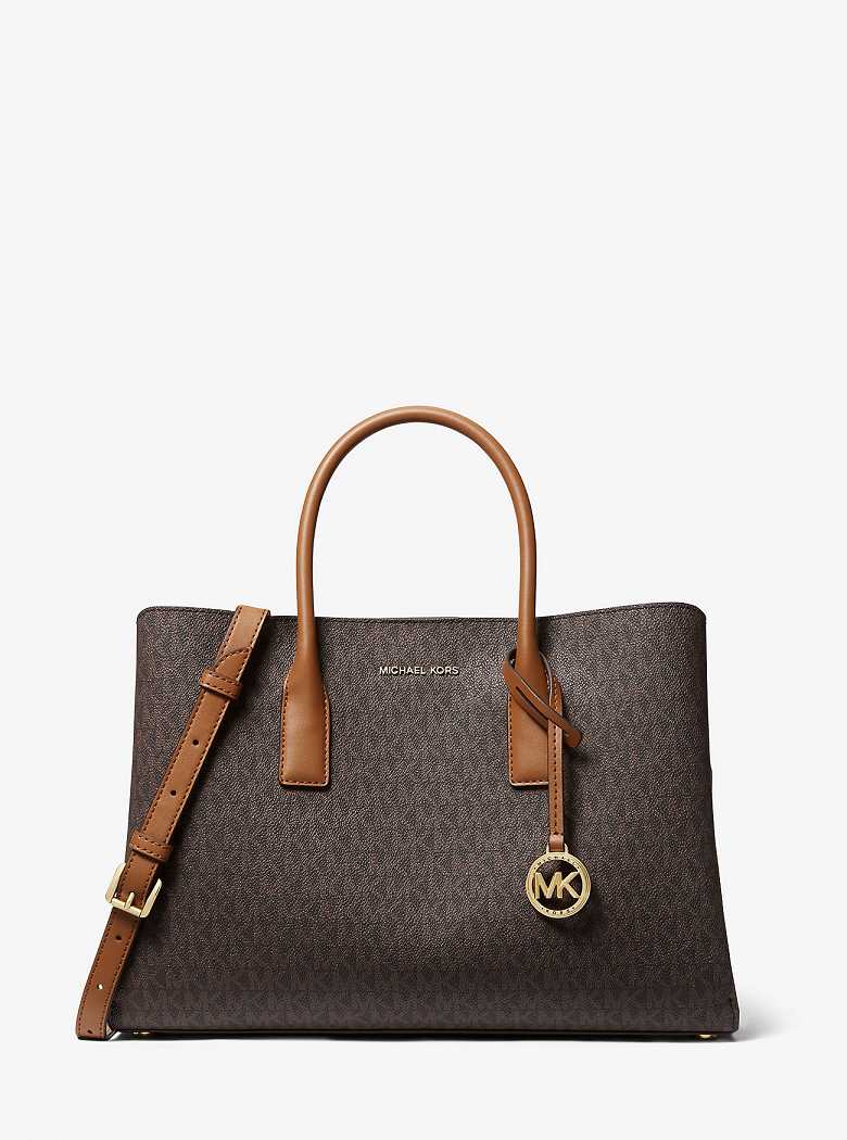 Michaelkors Ruthie Large Signature Logo Marrom | SN-MK27284