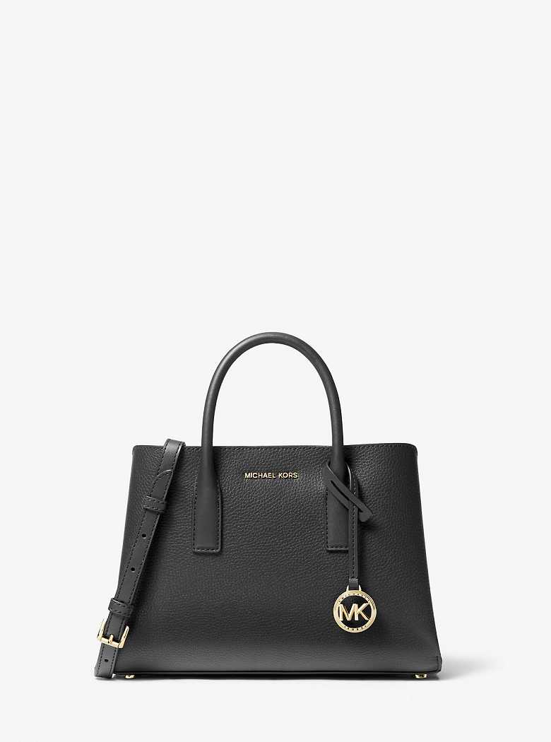 Michaelkors Ruthie Small Pebbled Leather Pretas | SN-MK27281