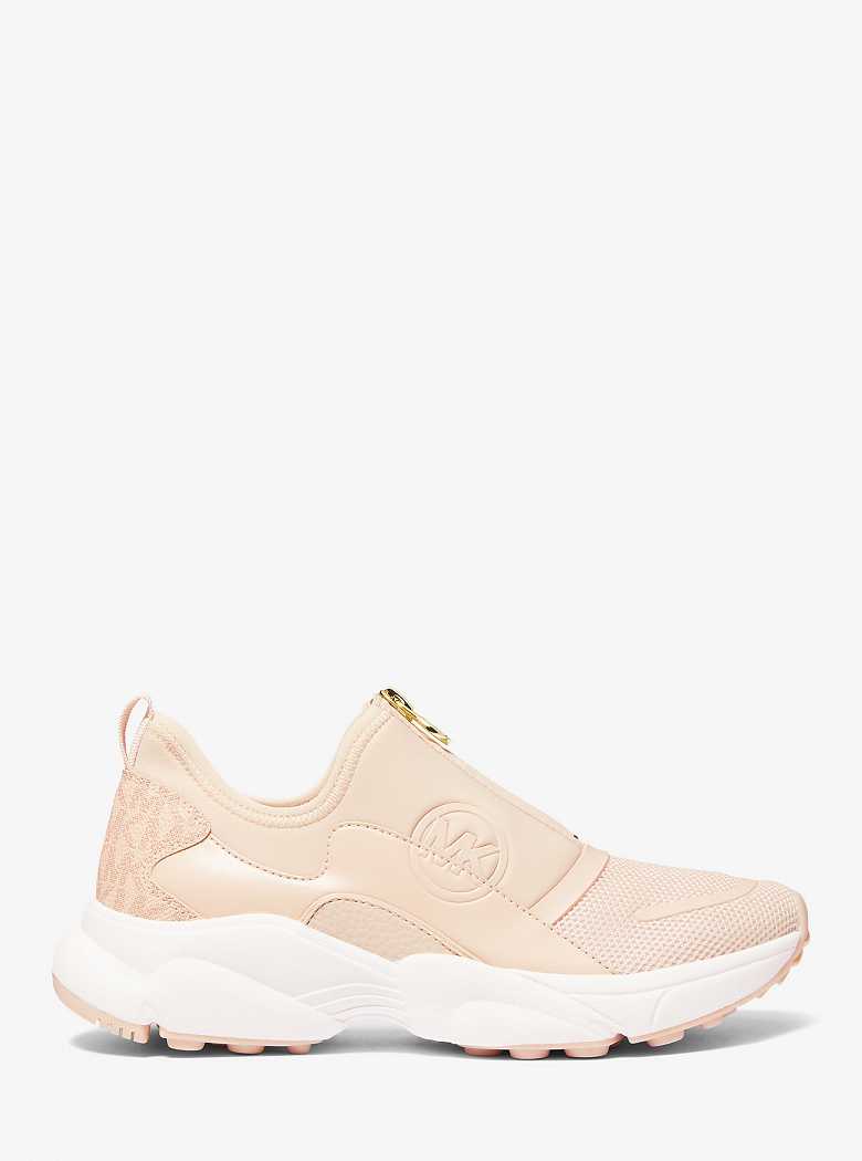 Michaelkors Sami Scuba and Mesh Zip-Up Rosa | SN-MK27434