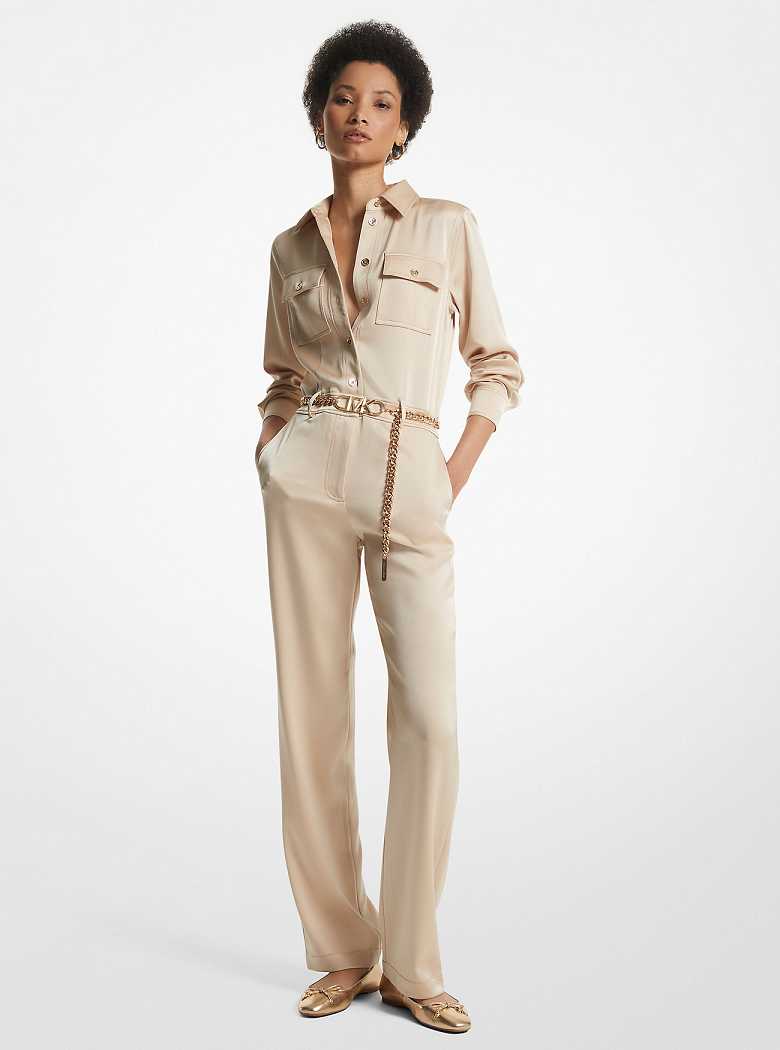 Michaelkors Satin Belted Caqui | SN-MK26729