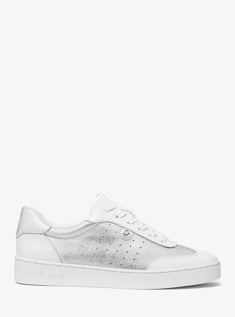Michaelkors Scotty Metallic Leather Prateadas | SN-MK27405