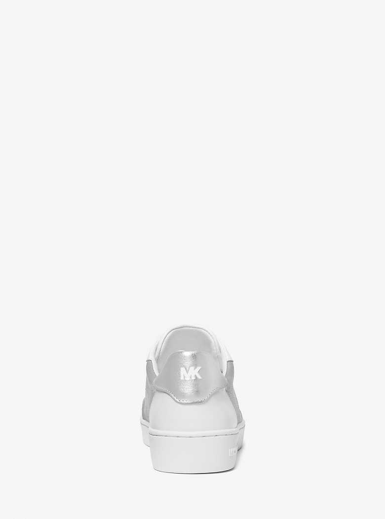 Michaelkors Scotty Metallic Leather Prateadas | SN-MK27405