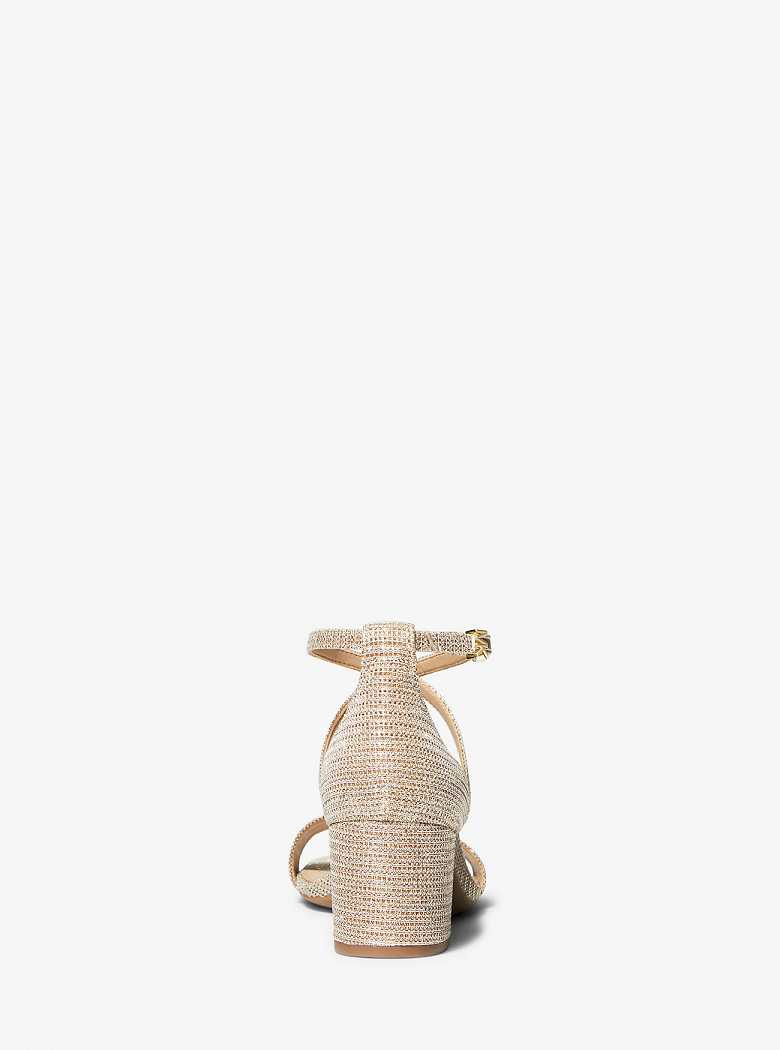 Michaelkors Serena Flex Glitter Chain-Mesh Douradas | SN-MK27540