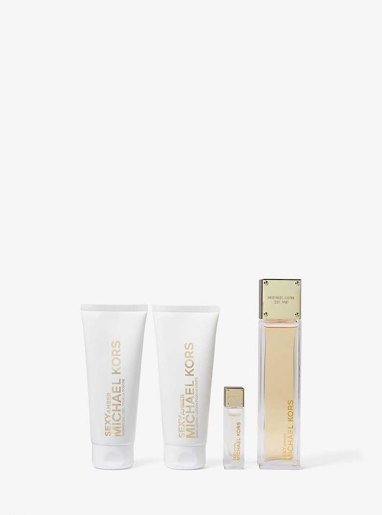 Michaelkors Sexy Amber 4-Piece Gift Set Rosa Douradas | SN-MK27918