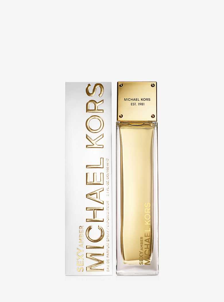 Michaelkors Sexy Amber Eau de Parfum 3.4 oz. Douradas | SN-MK27919