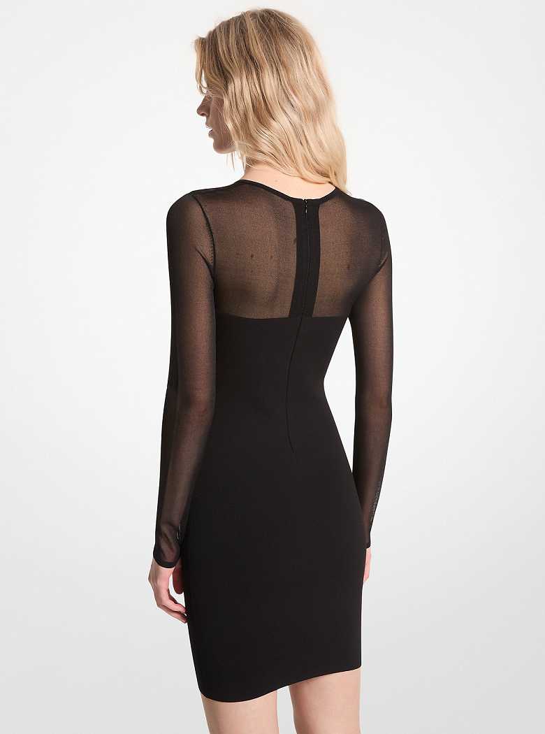 Michaelkors Sheer Viscose Blend Mini Pretas | SN-MK26683