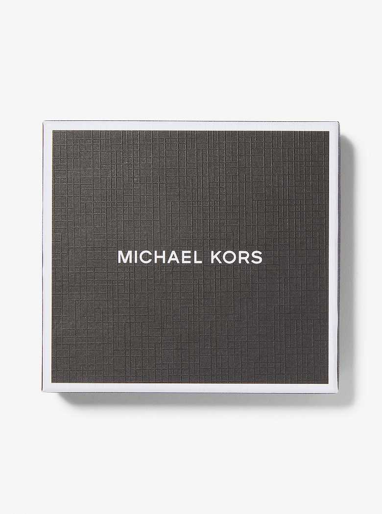 Michaelkors Signature Logo Wallet and Belt Gift Set Pretas | SN-MK28299
